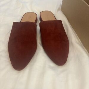 Madewell The Ruby Clog Suede Classic Shoe Size 8